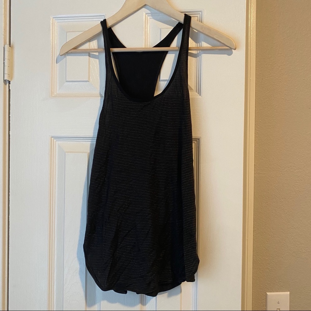 Lululemon Tank Top Size Striped Yoga Tank Top